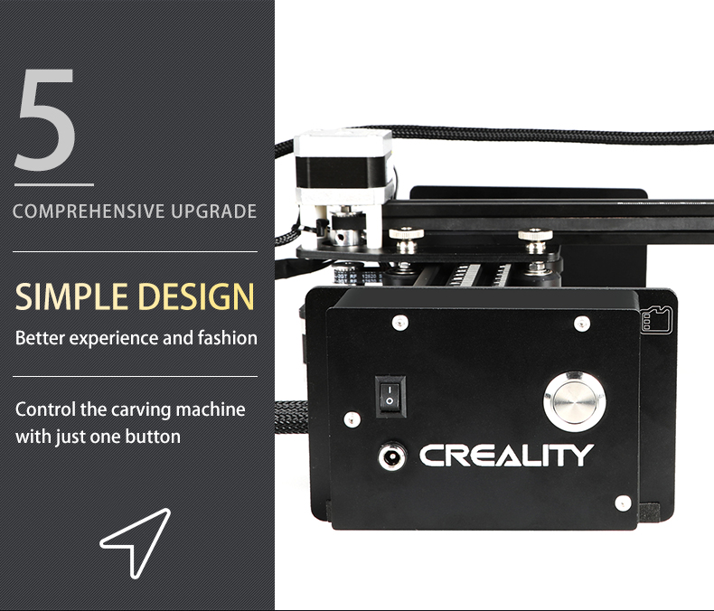 Creality CV-01 простий дизайн, легке управління однією кнопкою